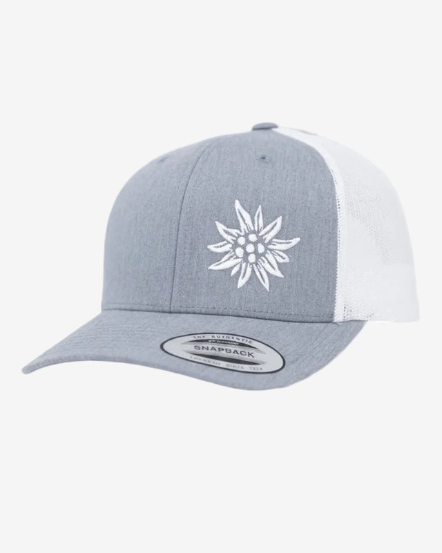 Edelweiss Truckercap Mesh grey white