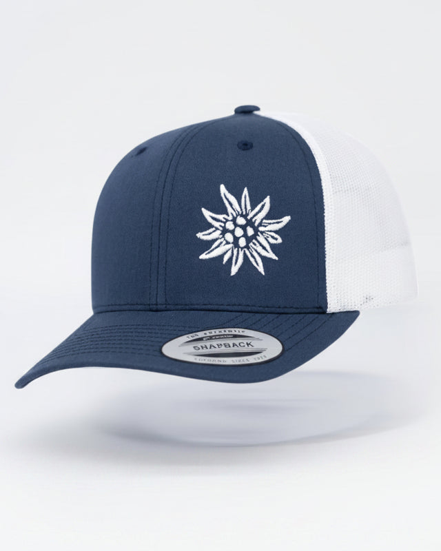 Edelweiss Truckercap Mesh navy white