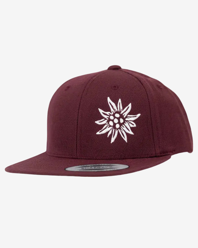 Baby Snapback Edelweiss maroon