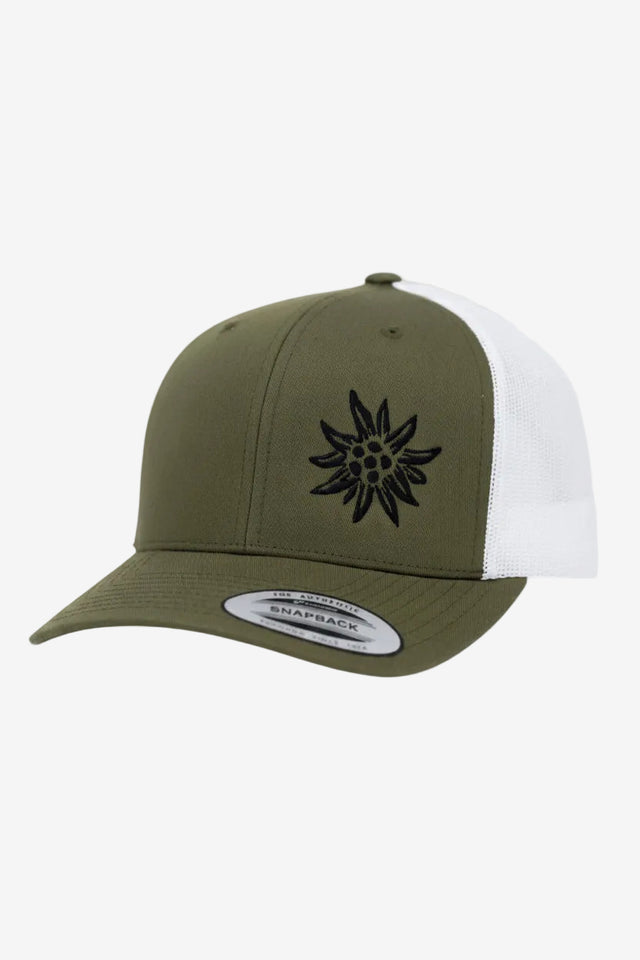 Edelweiss Truckercap Mesh khaki white