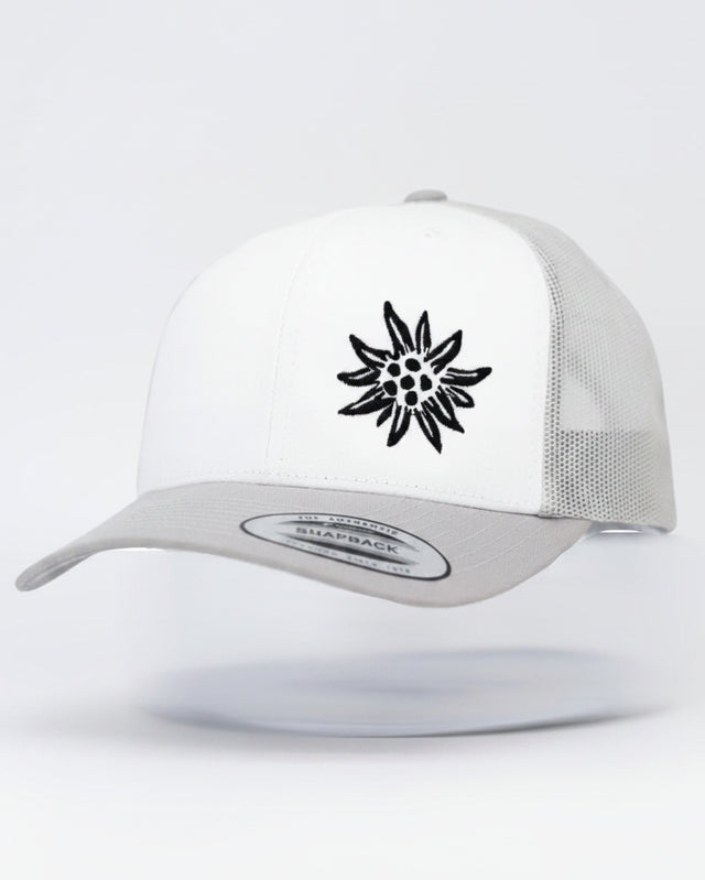 Edelweiss Truckercap Mesh white grey