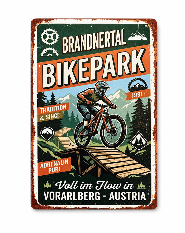 Retro Blechschild Heimat