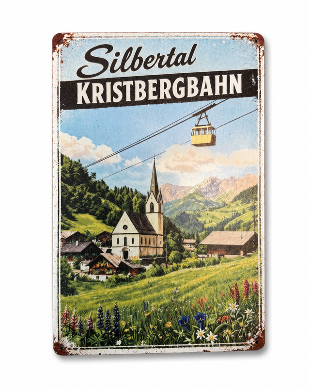 Retro Blechschild Heimat