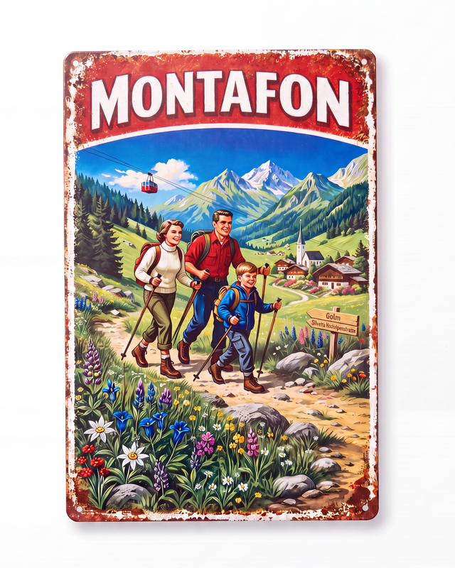 Retro Blechschild Heimat