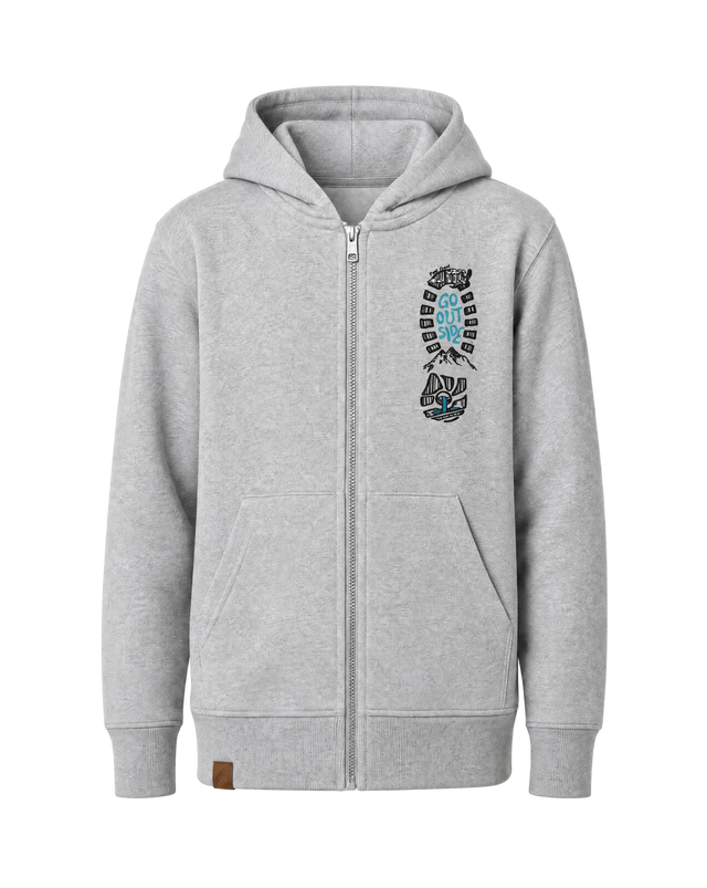 Go Outside Zip-Hoodie Junior