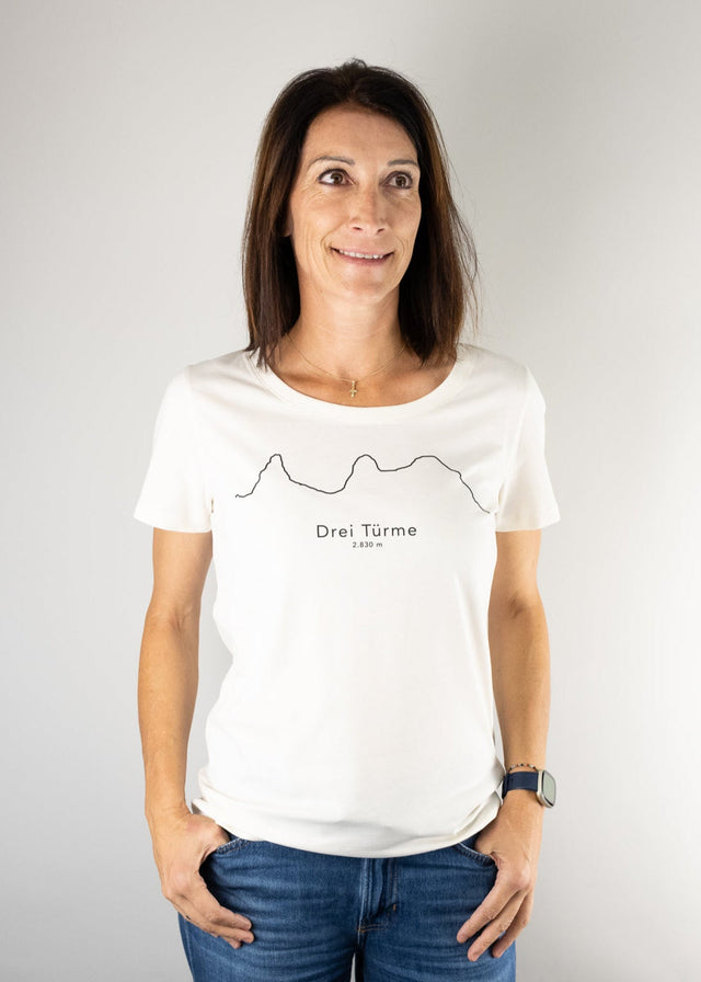 Drei Türme T-Shirt Women Cream