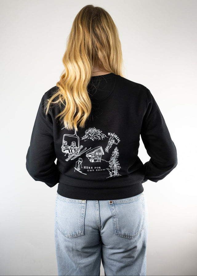 Winter Vibes Longsleeve M&W black