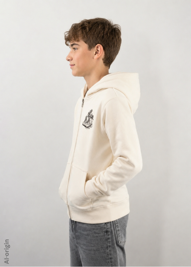 Bergschuh Zip-Hoodie Junior
