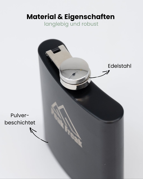 Flachmann Schwarz - Brandnertal 1.0