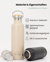Thermotrinkflasche Edelstahl "Bester Papa"