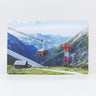Retro Blechschild Lünersee gondel