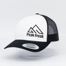 Peak Freak Truckercap Mesh white black