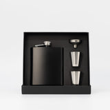 Flachmann Set mit Bechern Geschenkbox