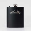 Flachmann schwarz matt Gravur Montafon Spirit