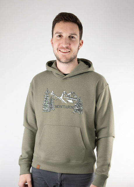 Montafon Hoodie M&W khaki