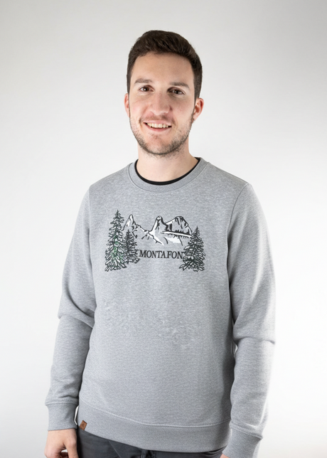 Montafon Sweater M&W cool heather grey