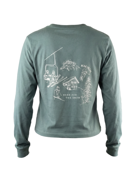 Winter Vibes Crop Longsleeve Women