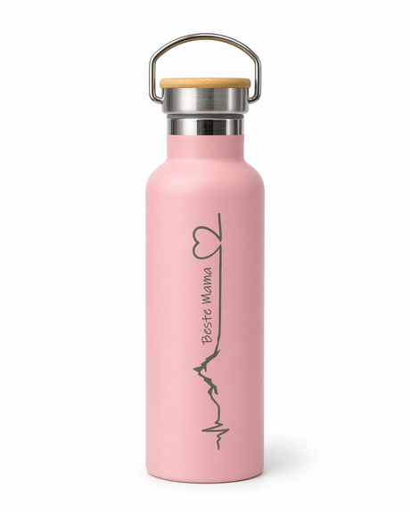 Thermotrinkflasche Edelstahl "beste Mama"