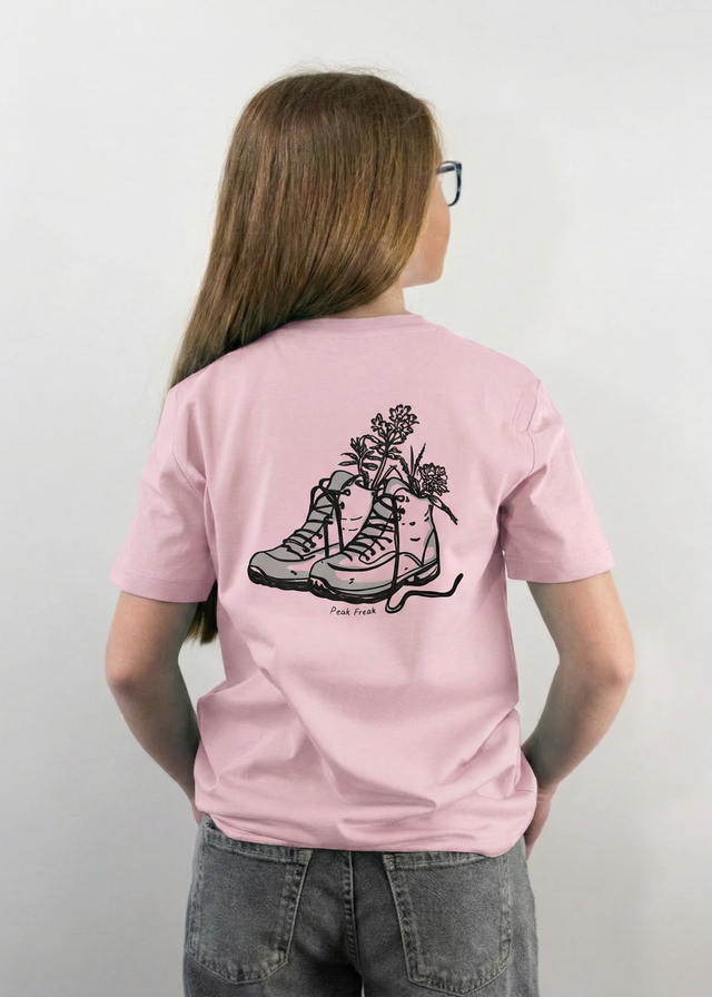 Bergschuh Junior T-Shirt cotton pink