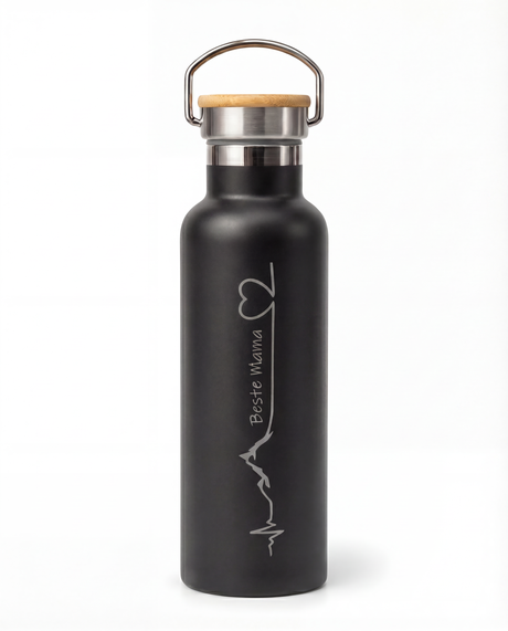Thermotrinkflasche Edelstahl "beste Mama"