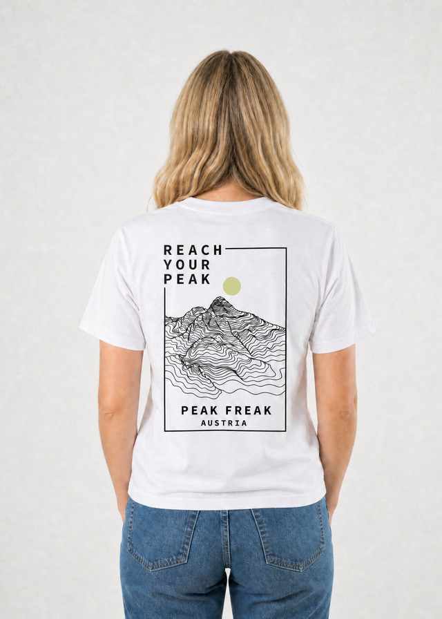 Reach your Peak Crop T-Shirt Women