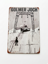 Retro Blechschild Heimat Golmer Joch - Schlepplift