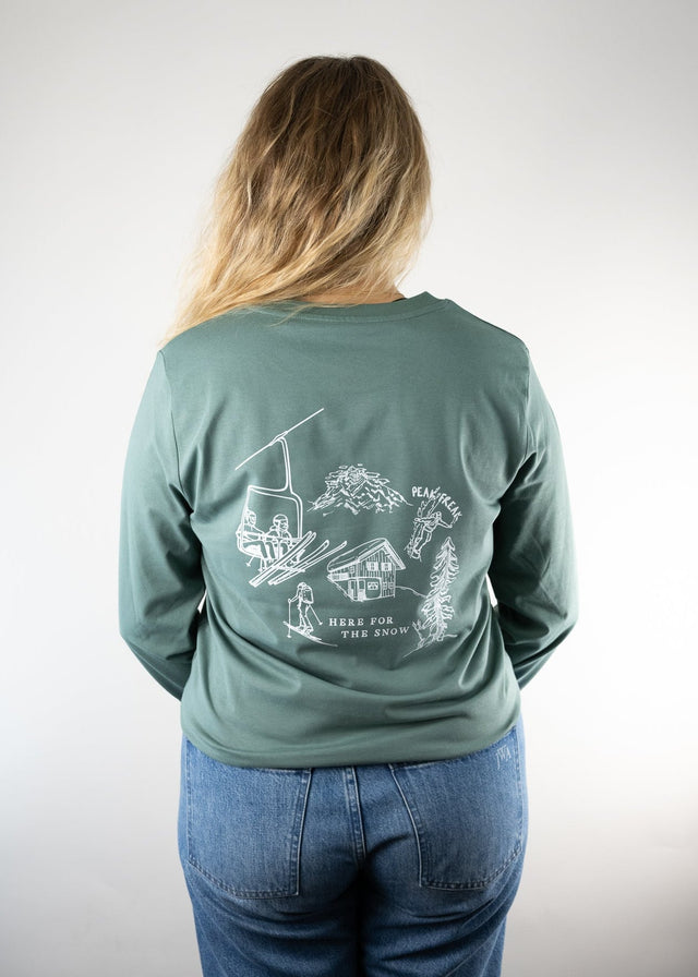 Winter Vibes Crop Longsleeve Women green bay